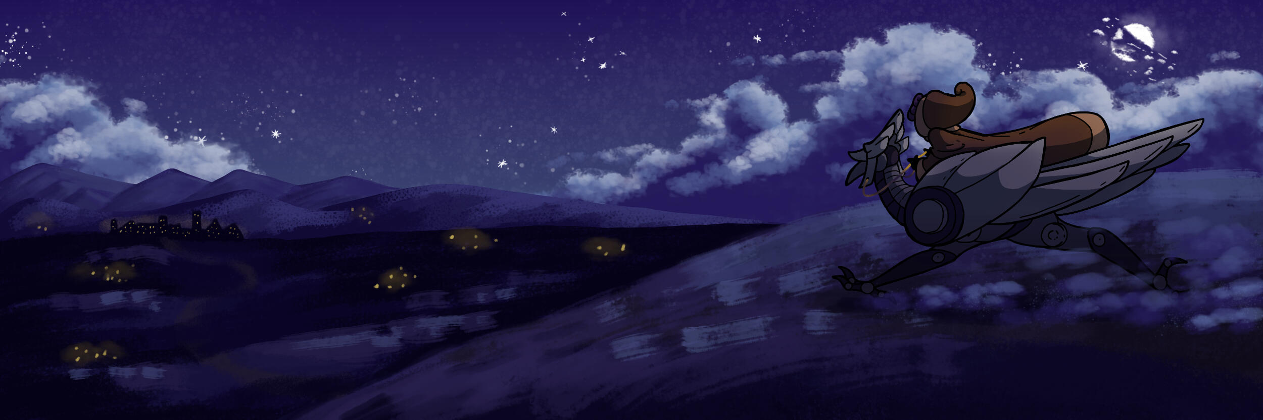 Mennathrenna Travel with her Spring Chicken