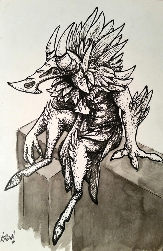 Inktober Creature 2